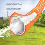 Fevone sodo žarna 1/2 colio 20 m sodo žarnos 13 mm 4 sluoksnių 25 barų itin tvirta ne&scaron;iojama lauko kompresoriaus žarna lanksti tvirta apsauga nuo susilankstymo oranžinė