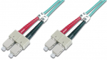 Assmann Electronic &bdquo;Assmann&ldquo; elektroninis DIGITUS &scaron;viesolaidinis laidas nuo SC iki SC daugiamodis 50/125 m dvipusis ilgis, 5 m, klasė OM3