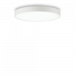 Lubinis &scaron;viestuvas Ideal Lux 44W ceiling lamp with 1 light HALO, 3000K, baltas
