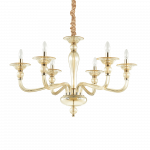 Pakabinamas &scaron;viestuvas Ideal Lux Suspended lamp with 6 lights DANIELI, E14, transparent