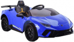Lean Cars Vienvietis elektromobilis vaikams Lamborghini Huracan, mėlynas