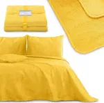 Lovatiesė AmeliaHome PALSHA 200x220 cm, spalva: geltona