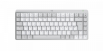 &bdquo;LOGITECH MX Mechaninė Mini&ldquo;, skirta MAC &bdquo;Bluetooth&ldquo; ap&scaron;viesta klaviatūra &ndash; PALE Pilkas &ndash; US INT'L &ndash; TACTILE