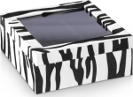AmeliaHome JEWELRY BOX/AH/GLASEN/ZEBRA/18X7