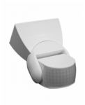 F&F DR-04B CZUJ.RUCHU PIR JUODA