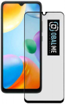 OBAL:ME 5D apsauginis stiklas telefonui Xiaomi Redmi 10C Juodas