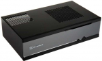 PC korpusas Silverstone Silent SST-ML05B Milo Slim HTPC Mini-ITX, juodas