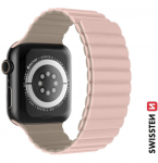 Swissten silikoninė magnetinė juostelė, skirta Apple Watch 42/44/45/49 mm