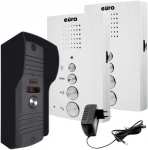 INTERPHONE 'EURA' ADP-51A3 'DIFESA' - 1 &scaron;eima, 2 uniphone, domofonas, baltas