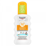Eucerin Sensitive Protect SPF50+ Kids Sun Pur&scaron;kiklis, 200 ml