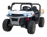 Ramiz Jokomisiada Auto Pick-Up Speed 900 vaikams Baltas + Napęd 4x4 + Ruchomy kiper + Bagażnik + Pilot + Łopatka + Audio LED EDUKAMP