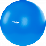 Mini mank&scaron;tos kamuolys reabilitaciniam pilatesui, 25 cm, su rankine pompa, mėlyna, REBEL ACTIVE