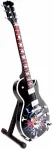 Deco Gifts Kolekcinė rankų darbo mini gitara Guns N&rsquo; Roses Slash, mahagonas, 1:4, su stovu