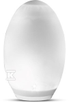 V-tac 0,2W LED įkraunamas lauko &scaron;viestuvas, kiau&scaron;inio formos, 3000K/RGB, IP44, su saulės baterija