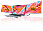 Monitorius Extralink Smart Life S400 14" | Ne&scaron;iojami ne&scaron;iojamojo kompiuterio monitoriai | 2 monitoriai, IPS, 1080p Full HD