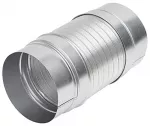 Lindab lankstus aliuminio vamzdis DRATMF 160 x 1000 mm su MF matmenimis (suspaustas iki 350 mm)