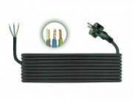 Pawbol Pawbol jungties kabelis D.3508 H05RR F3x1.5, 5 m juodas