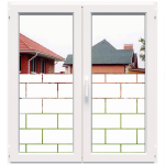 Dekoratyvinė balta matinė lipni plėvelė DECO10