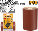 Ingco abrasive paper P80 11,5 x 500cm