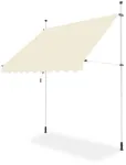 Balkono markizė EASY, 350x130 cm, rusvai gelsvas