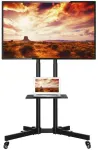 Laikiklis Techly Mobilus stovas televizoriui 37-70 colių, 50 kg, 2 lentynos