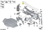 Bmw Priekinis Stiklas Schallisolierung 5 G30 F90 M5 G31 Originalus 51487458549