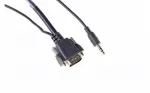 Mercodan PRO VGA su garso kabeliu, &bdquo;Micro VGA&ldquo; ir garso kabelis, 5,0 m minijungtis,