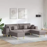 Sofa 3 vnt. Tortora audinys