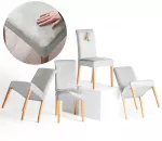 Užvalkalai 48x48x58+10 sidabro spalvos Sento