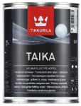Sidabro blizgesio dekoratyviniai dažai TIKKURILA TAIKA HELMI&Auml;ISLASYYRI, 0,9 l