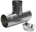 Pravala kaminams apvalia anga Wadex, 100 mm