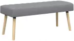Kanalo pamink&scaron;tintas suolas &Scaron;viesiai pilka 110 x 40 x 46 cm