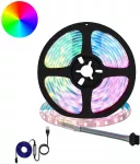 LED juosta 12 vnt. Juoda ir permatoma Varis ir plastikas