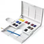 &bdquo;Winsor Newton&ldquo; &ndash; &bdquo;Cotman&ldquo; akvarelinių dažų rinkinys, 14 x 1/2 keptuvės (831058)