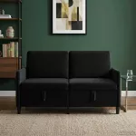 Sofa su saugojimo vieta Juoda 152 x 78 x 87 cm Poliesteris
