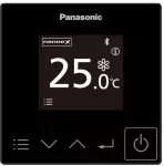 Panasonic laidinis pagrindinis + BL valdymo pultas CZ-RTC6, skirtas PACi ir VRF valdymui su energijos suvartojimo rodymu ir Data Navi funkcija.