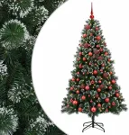 Dirbtinė kalėdinė eglutė su rutuliuku 240 cm 300 LED