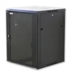 Techly I-CASE EW-2012BKL, sieninis stovas, 12U, 60 kg, rakinamas, 24,6kg, juodas