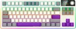 LORGAR Pro KBP70TKLW Wireless Belaidė Žaidimų Klaviatūra | Retro, Toxic Violetinė