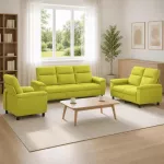 Sofa Sofos komplektas 3 vnt. &Scaron;viesiai žalia Audinys
