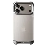 Arc Pulse &ndash; aliuminis apsauginis dėklas iPhone 18 Pro, sidabrinis (ARC-AP-AL-PSL-APL-IP-18-PRO)
