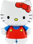 Hello Kitty raudonas folijos balionas 64 cm