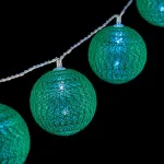 Krist+ LED kamuoliukų vainikas &Oslash; 5 cm 2 m Žalia