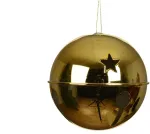 Christmas Tree toy Decoris Bell. auksinis. iron/polystyrene