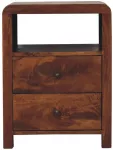 Artisan Furniture Aspen mango medienos naktinis staliukas, ka&scaron;tono atspalvio