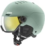 Kask narciarski UVEX Wanted Visor 58-61cm L žalia