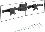 PUTORSEN sieninis laikiklis 2 monitoriams iki 35 col., po 10 kg, VESA 75/100 mm
