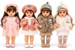 Yiwu Jingxin Toys Co., LTD Realisti&scaron;kos i&scaron;vaizdos lėlė, Spalva: Ruda