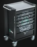 Įrankių vežimėlis Wera Warsztatowy nierdzewny Tool Rebel 9805 bez wyposażenia