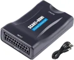 Scart į Hdmi konverteris 720p/1080p Scart į Hdmi adapteris Full Hd vaizdo garso perjungimo kabelis, skirtas Hdtv monitoriaus projektoriui Stb Vhs XBOX Ps3 Sky Blu-ray Dvd grotuvui